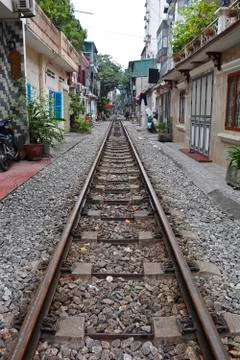 Train Street Stock Photos