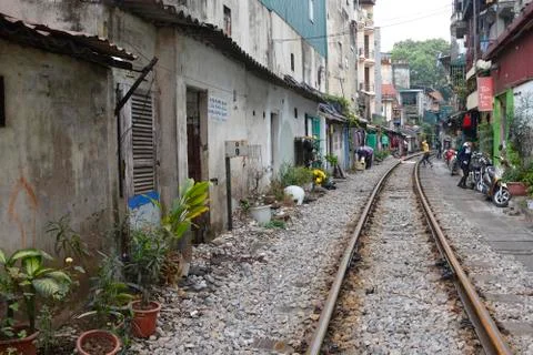 Train Street Stock Photos