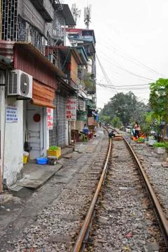 Train Street Stock Photos