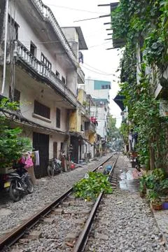 Train Street Stock Photos