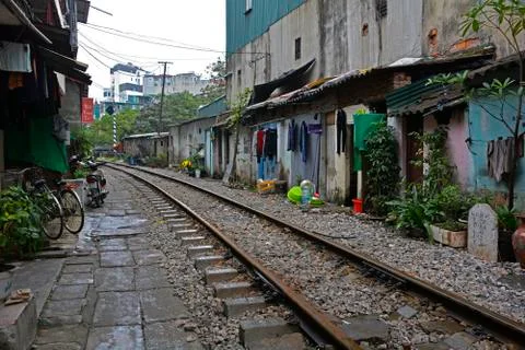 Train Street Stock Photos