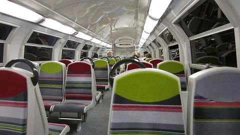 Train, Subway, Paris Stock Footage 90347497