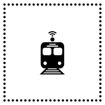 Train symbol Stock Illustration