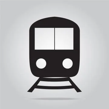 Train symbol illustration Stockillustratie