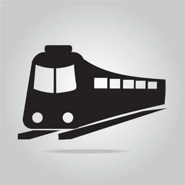 Train symbol illustration Stock Illustration