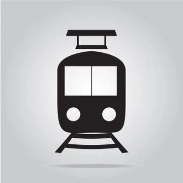 Train symbol illustration イラスト素材