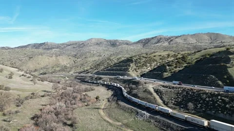 Train - Tehachapi Loop, Shipping Vidéo 280325491