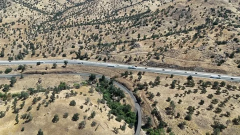Train - Tehachapi Loop, Shipping Video stock 280325839
