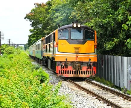 Train in thailand Stock Photos