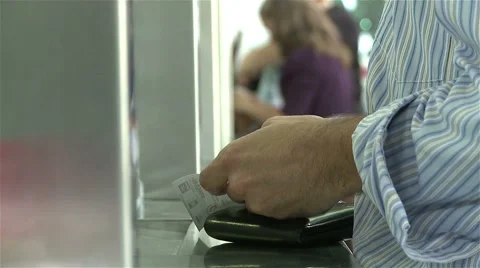 Train tickets. Stock Footage 62471968