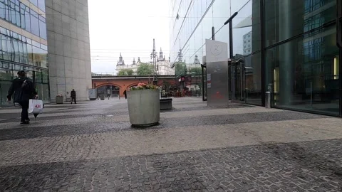 Train time laps Kurfürstendamm Video stock 141682453