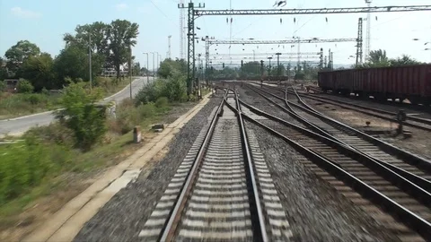Train Time Lapse through Eastern Europe Stock Footage 120040041