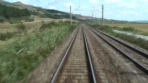 Train Time Lapse through Eastern Europe Stock Footage 120883518