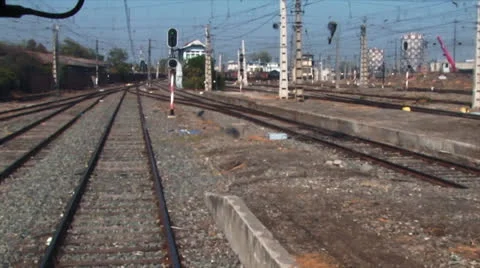 Train timelapse Stock Footage 24887121