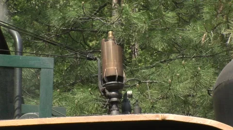 Train tooting Stock Footage 476982