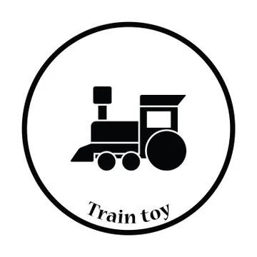 Train toy icon Stock Illustration