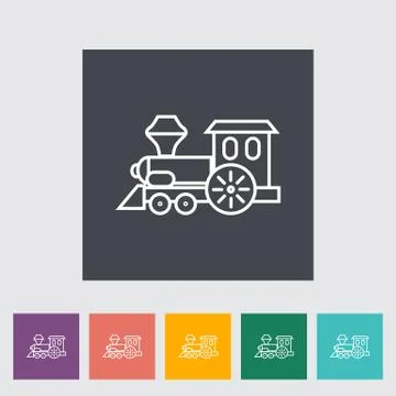 Train toy Stock Illustration