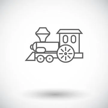 Train toy Illustrazione stock