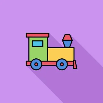 Train toy Stock Illustration