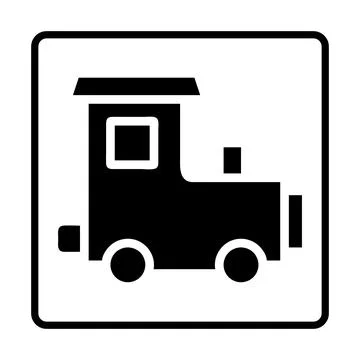 Train Toys solid Icon. Social media sign icons. Vector illustration isolate.. Stock Illustration