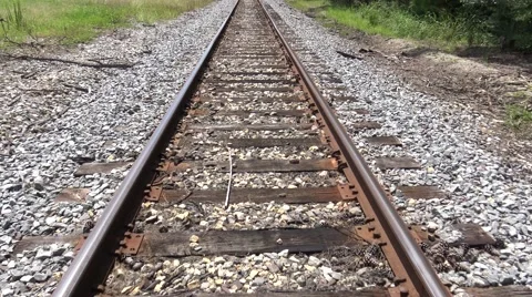 Train Track Video stock 66310828