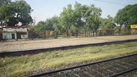 Train Track Stock Footage 77155648