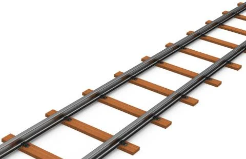 The train track Stock Illustration