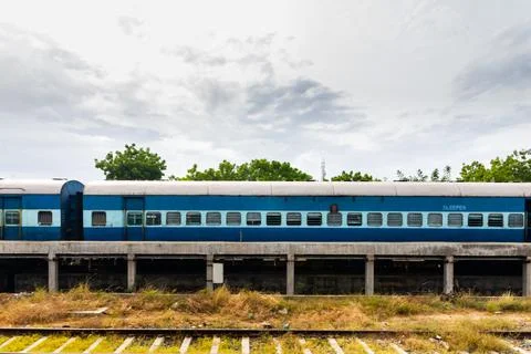 Train on a track Stock Photos