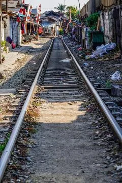 Train track Foto stock
