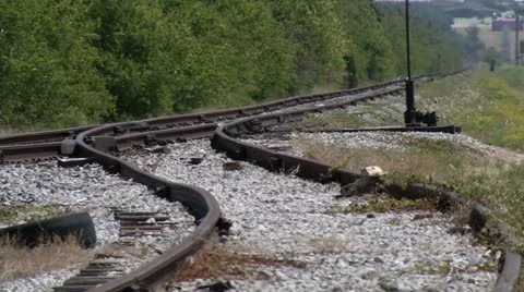 Train Tracks 02-Pond 5 Stock Settings HD Stock Footage 11542348