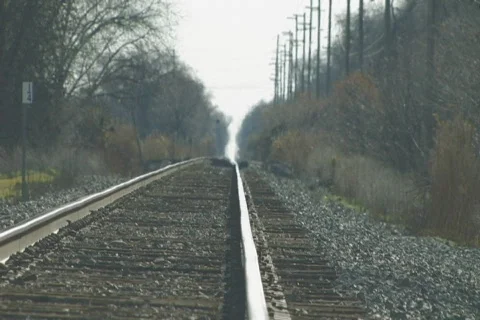 Train tracks 1 Video stock 312909