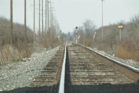 Train tracks 2 Video stock 312919