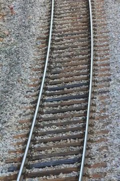 Train tracks - close up Stock Photos