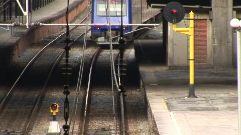 Train tracks Stock Footage 857895