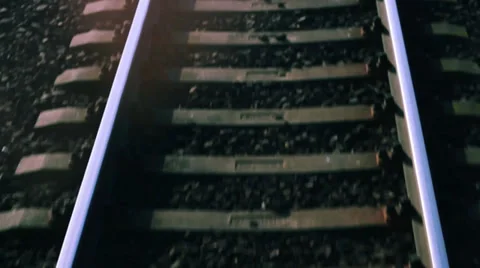 Train Tracks Vídeo Stock 32868519