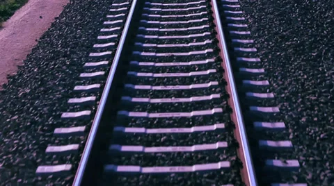 Train Tracks Video stock 32868523