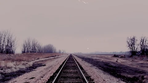 Train Tracks Video stock 85447942