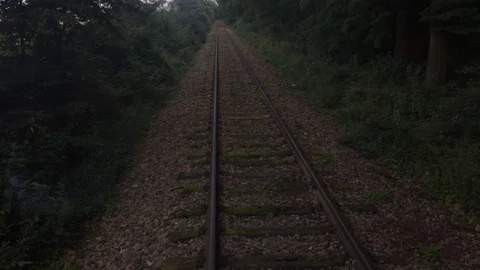 Train tracks Video stock 96755921