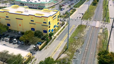 Train tracks Stock Footage 125712295