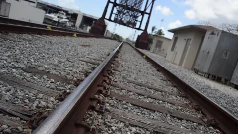Train Tracks Stock Footage 142398822