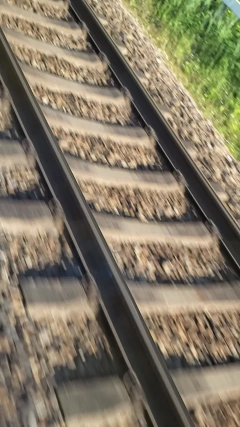 Train tracks Video stock 293870531