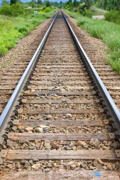 Train tracks Stock Photos