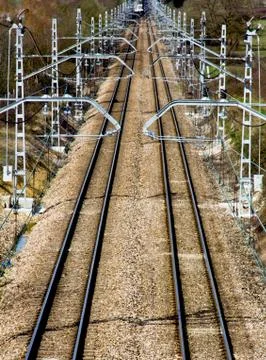Train tracks Stock Photos