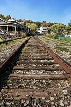 Train tracks Stock Photos