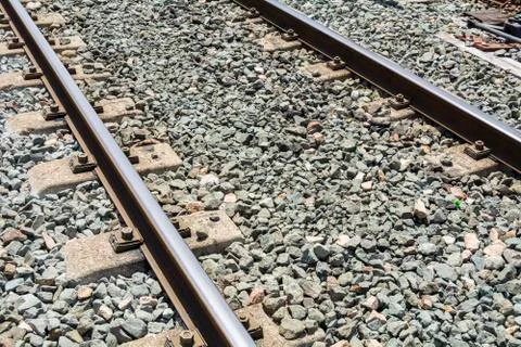 Train tracks Stock Photos