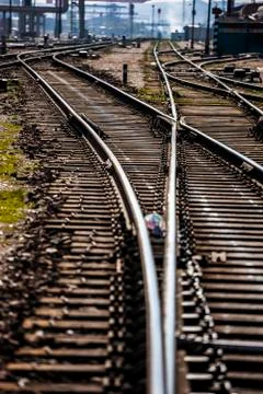 Train tracks Stock Photos