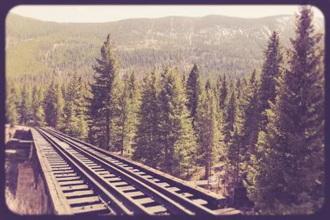 Train tracks Stock Photos