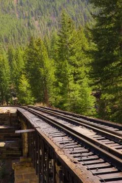 Train tracks Stock Photos