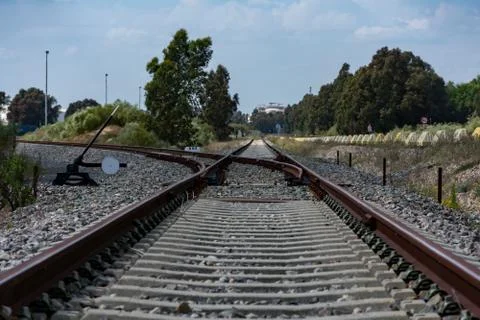 Train tracks Stock Photos