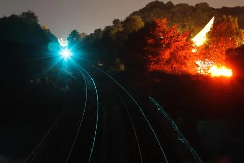 Train Tracks Stock Photos